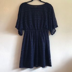 Navy blue dress